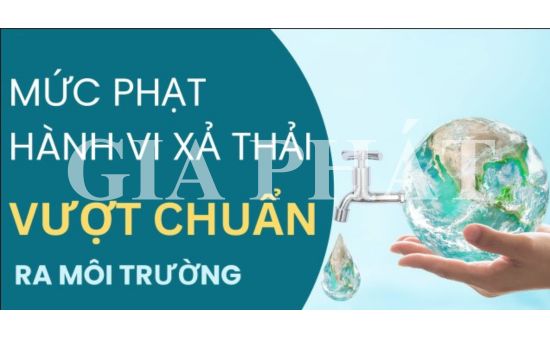 Các mức phạt về lĩnh vực nước thải cần lưu ý